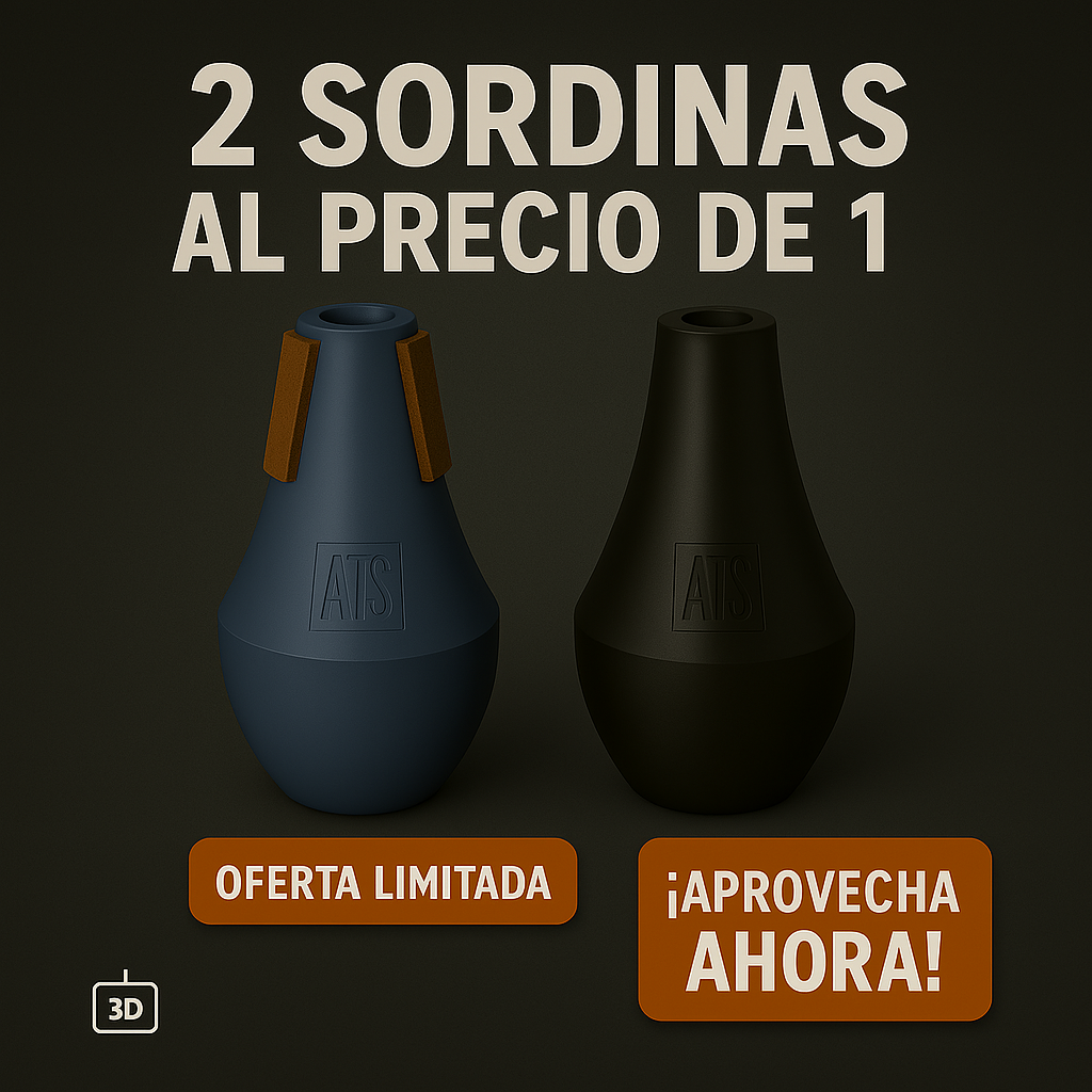 Paquete sordinas 2 x 1