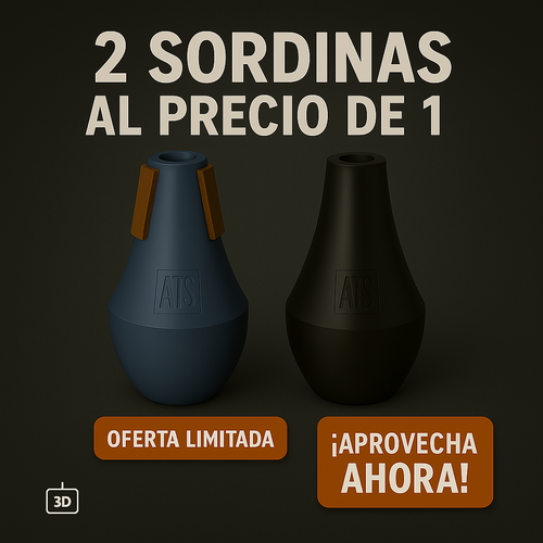 Paquete sordinas 2 x 1
